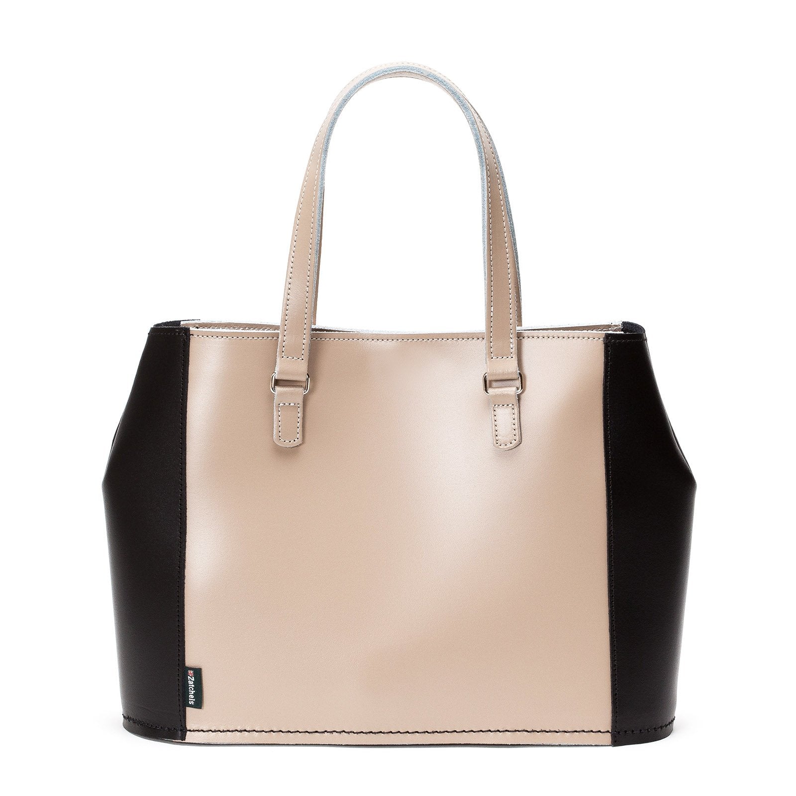 Leather Tote Bag - Cafe Noir