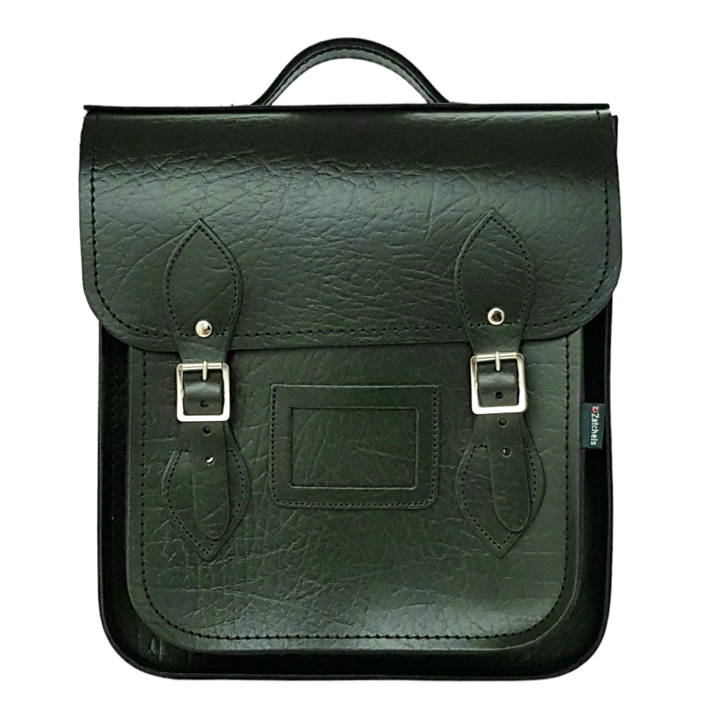 Handmade Leather City Backpack - Executive - British Racing Green - Small