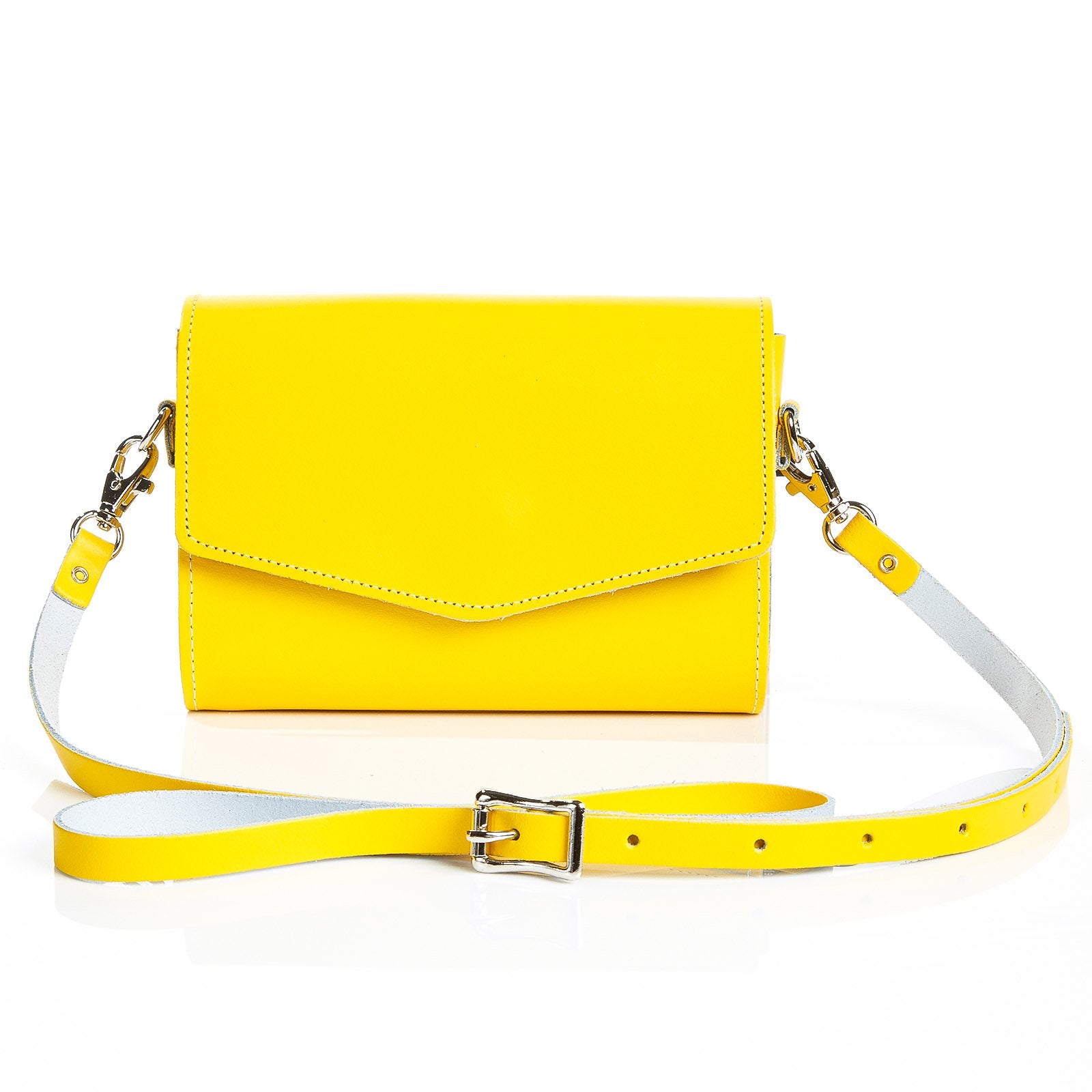 pastel yellow clutch bag