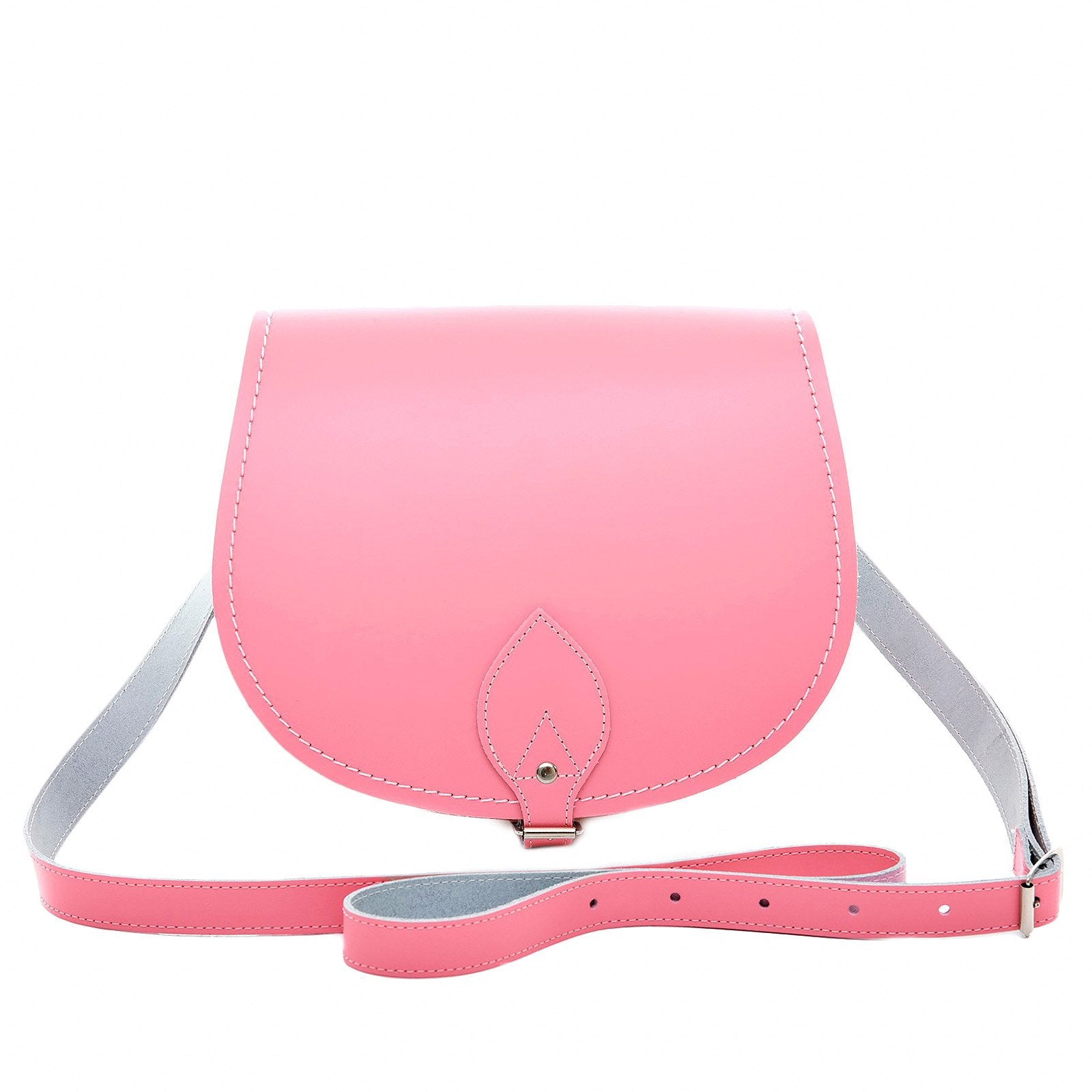 pastel pink luggage