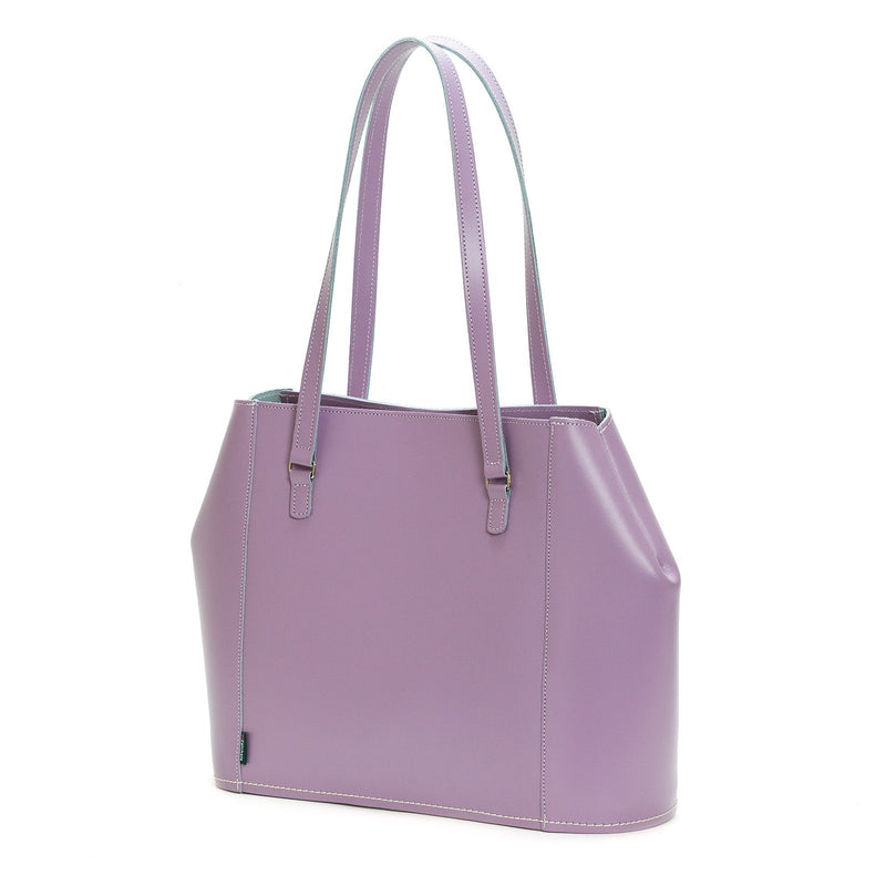 Leather Tote Bag - Pastel Violet – Zatchels