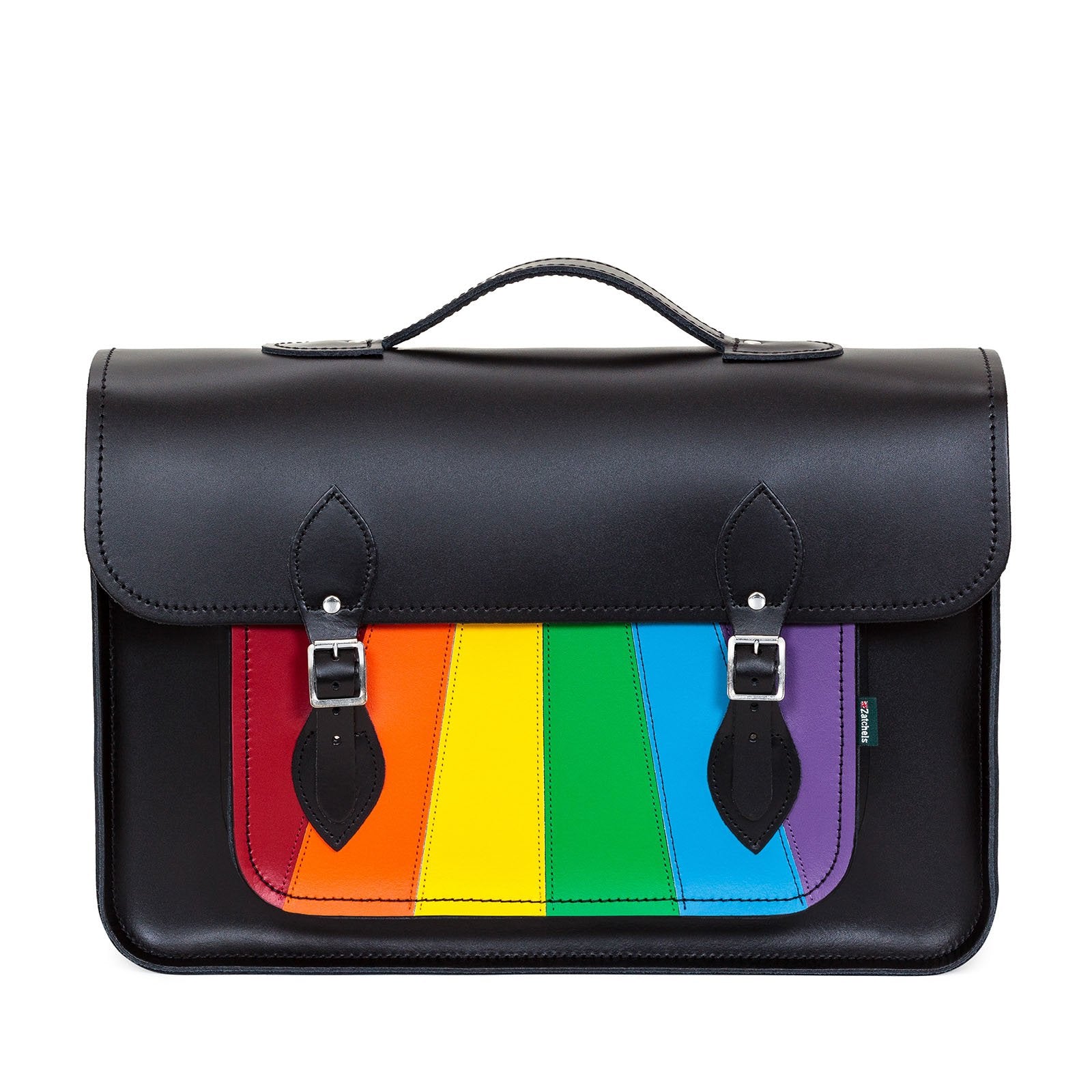 Handmade Leather Satchel - Pride - 16"