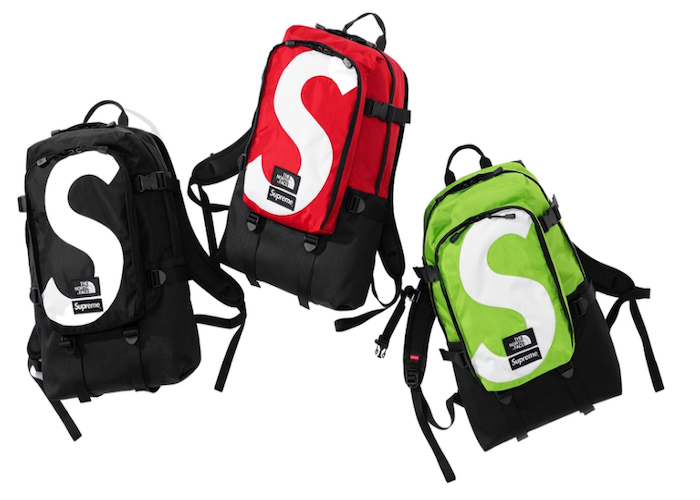 supreme the north face s logo expedition backpack black