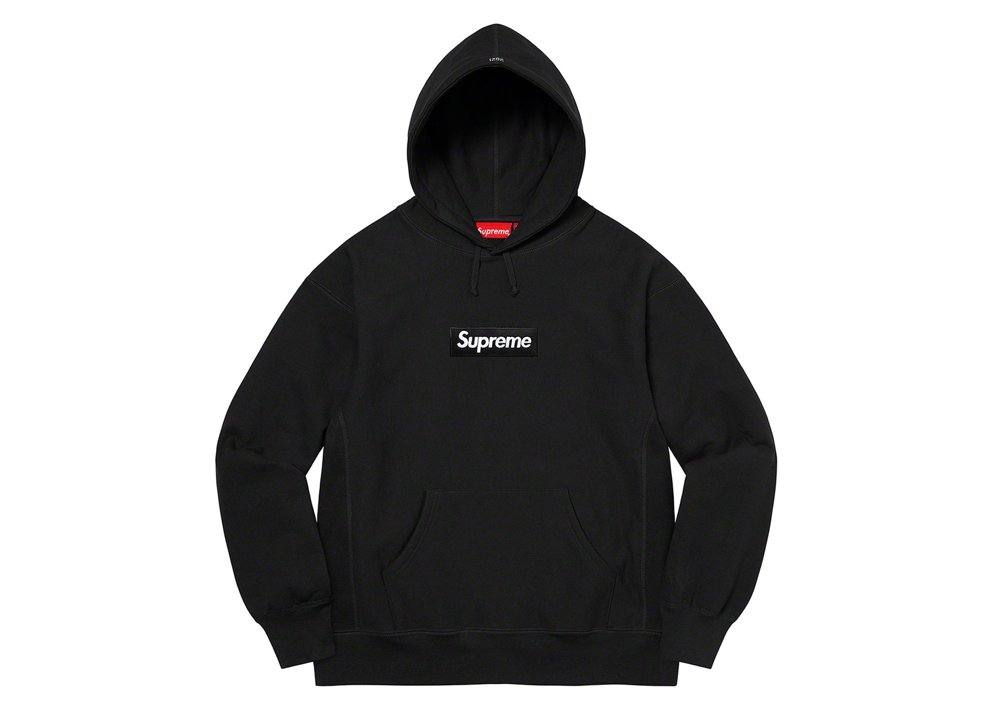 supreme box logo hooded charcoal XL - パーカー