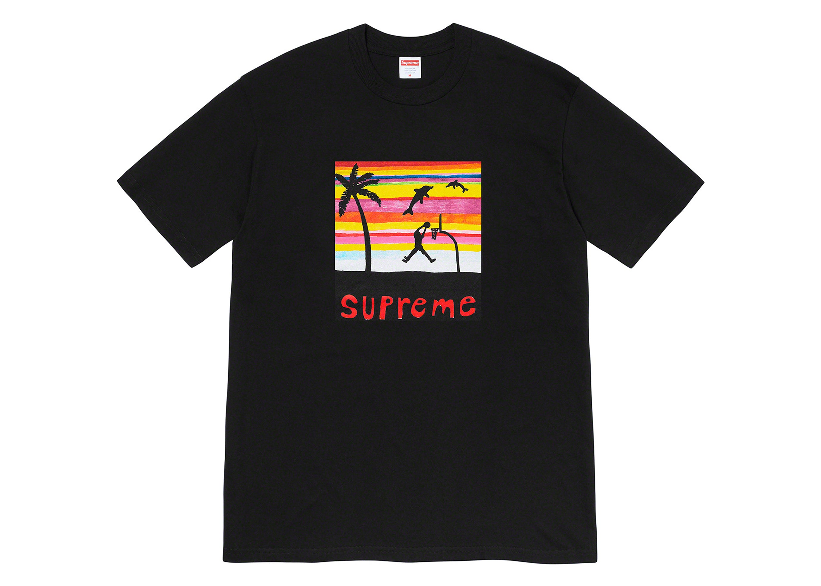 supreme dunk tee black