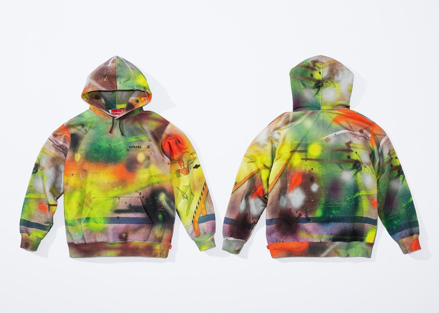 supreme rammellzee hooded sweatshirt