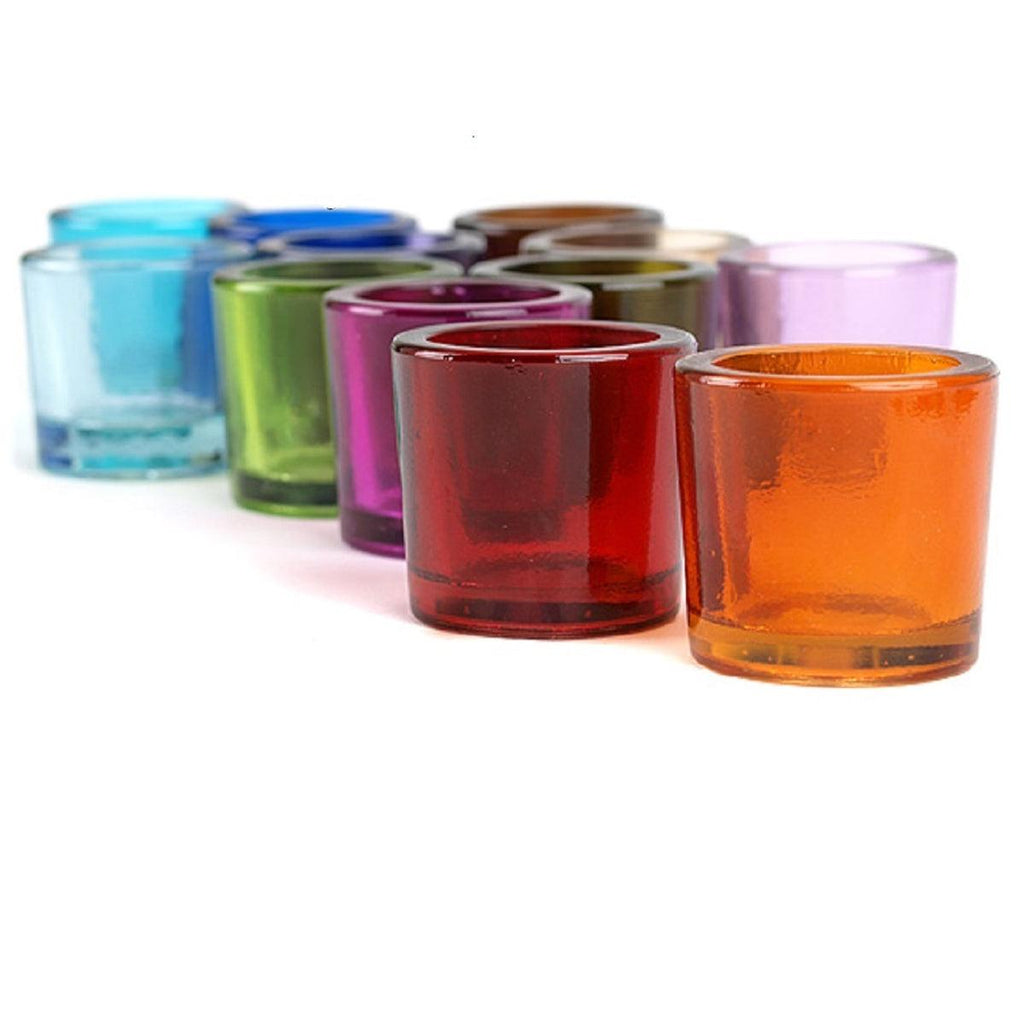 Heavy Glass Votive Candle Holders - 50&percnt; Recycled Glass