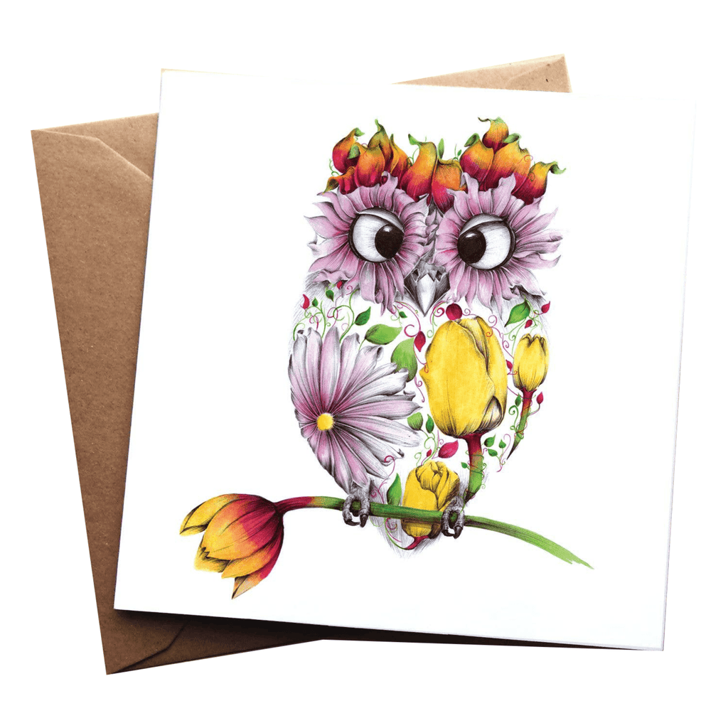 Agnes Owl Greeting Card
