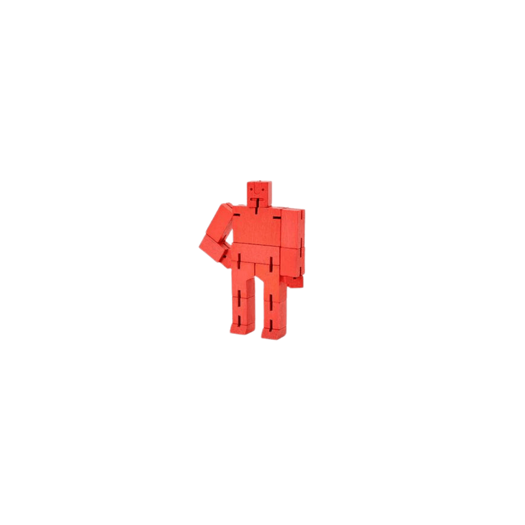 Colored Wooden Cubebot &verbar; Mini