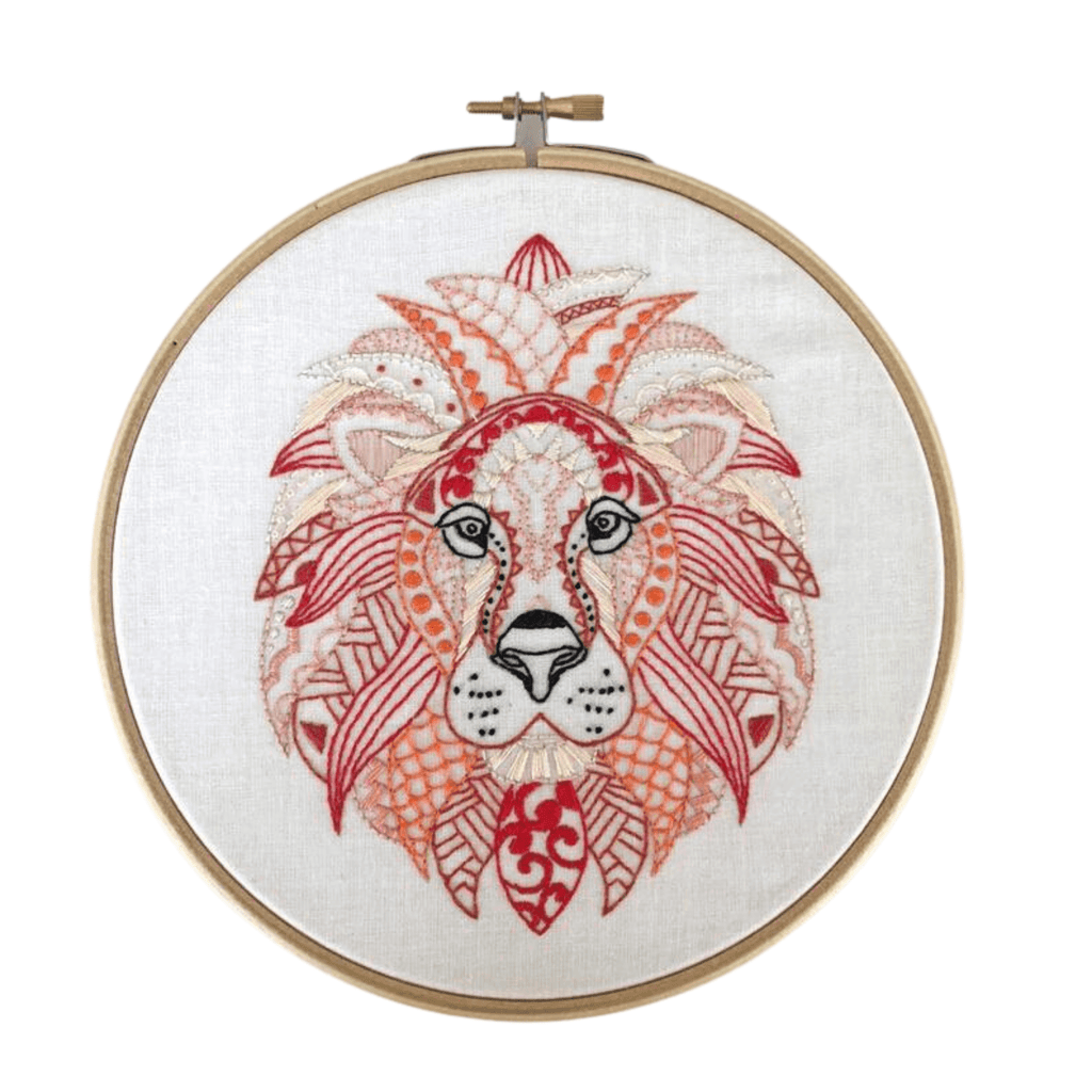 Embroidery Kit - Lion