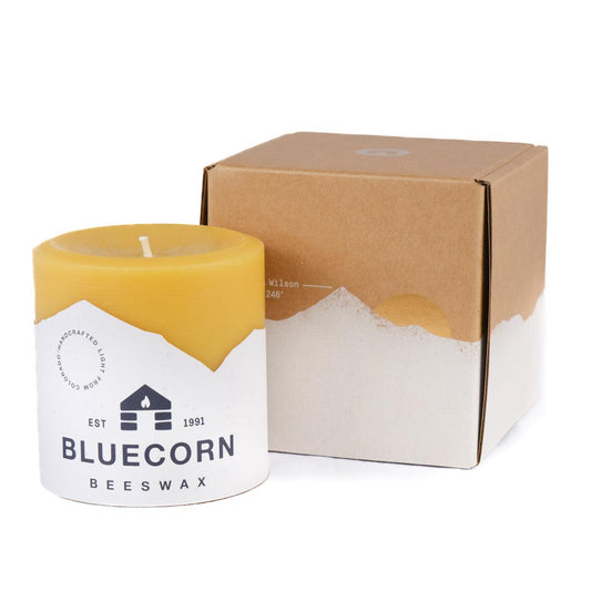 Pure Beeswax Pillar Gift Kit – Bluecorn Candles