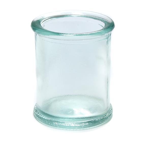 Spanish Glass Votive & Tea Light Candle Holder - 100&percnt; Recycled Glass - 4oz