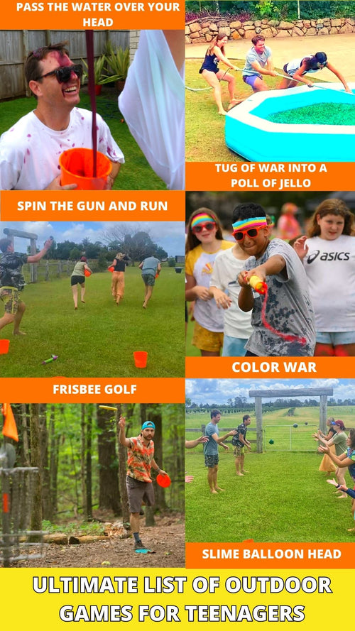 ultimate list of fun outdoor games for teens