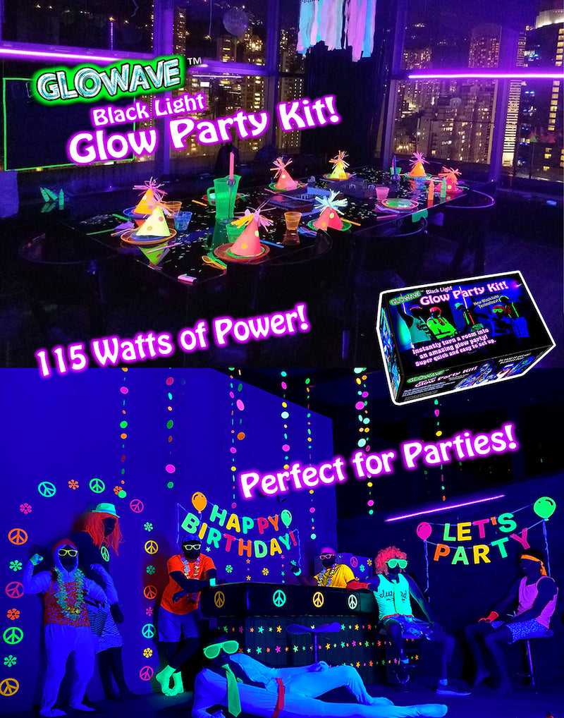 How to pick the right lighting for your black light party - Lights To Party