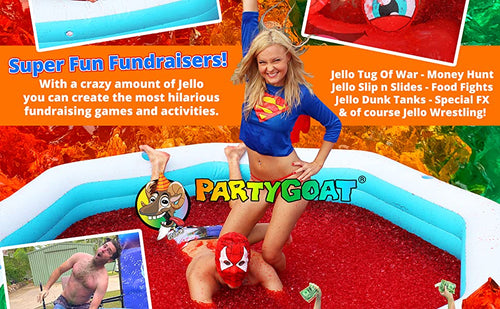 JELLO WRESTLING PACKAGE Just Add Water 100 Gallon of Jelly for