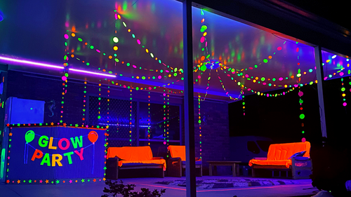 BLACK LIGHT PARTY! 🥳 Best Neon Party Decorations & Glow Party Supplies 🎈  