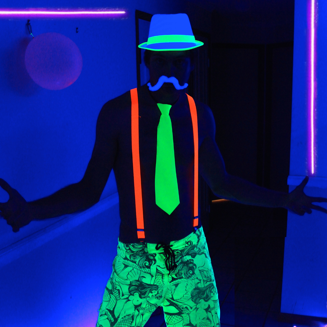 Vodka Black light Party  Black light room, Black lights bedroom