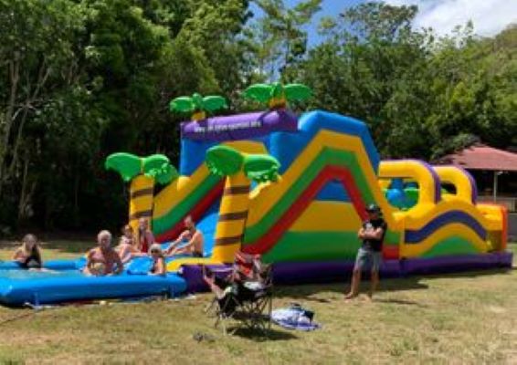 Coolest party game ever Velcro fly wall and Gladiator Duel Inflatable  Jumping Castle 