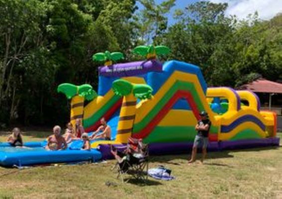 wet inflatable obstacles for fun runs and color runs