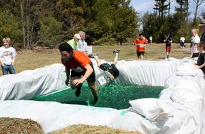 Jello pit for fun runs mud runs