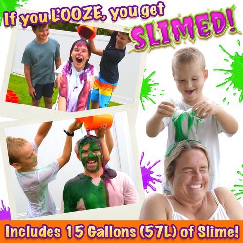 slime game slime party slimed slime challenges slime bucket head