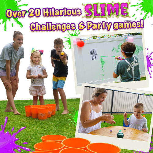 Slime Birthday Party Theme | Slime Bash | Slime Party Favors | Slime Theme  | Slime Decor | Slime Theme | Slime Theme Popcorn Bins SET OF 12