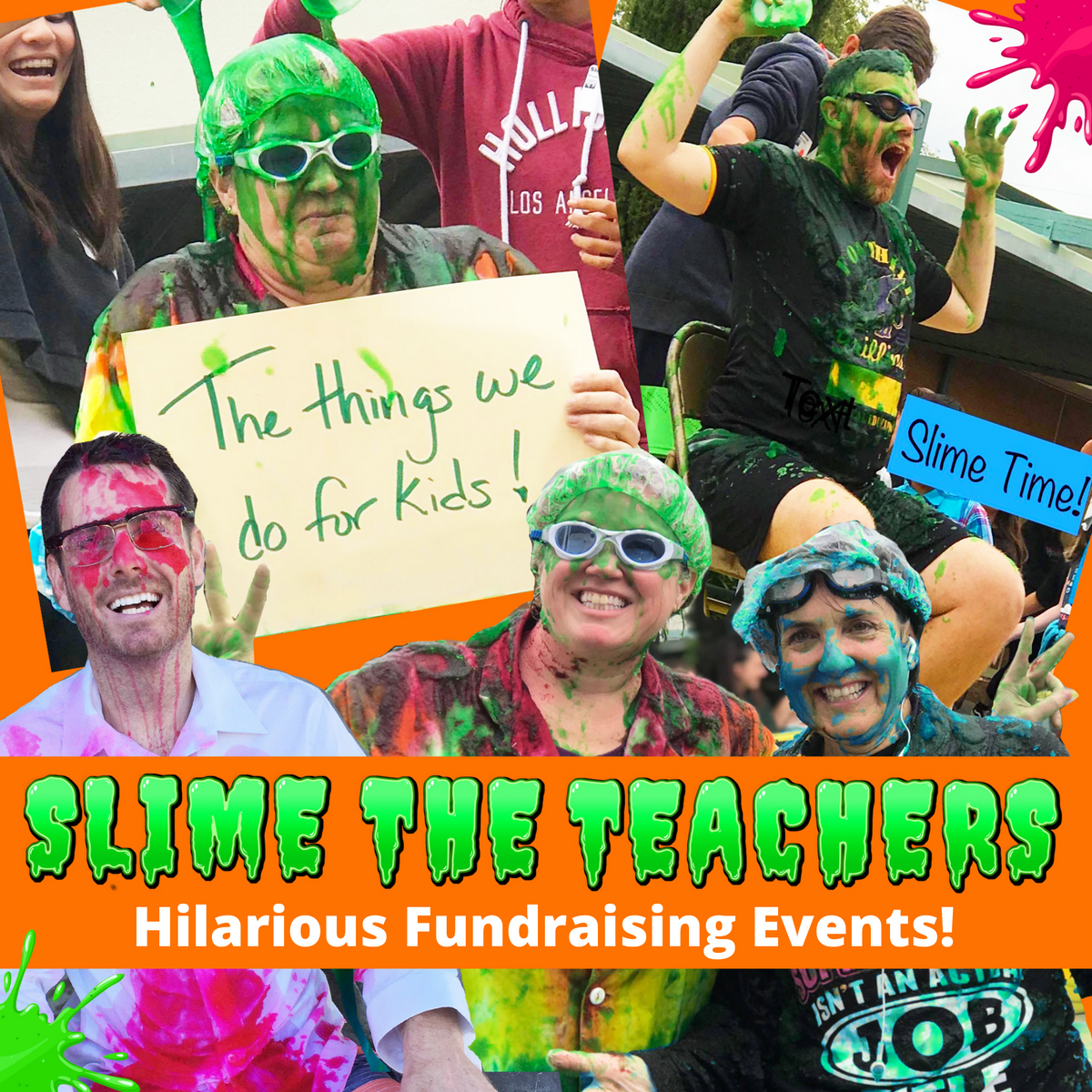 Slime Time Banner / Slime Banner / Slime Birthday / Slime Party