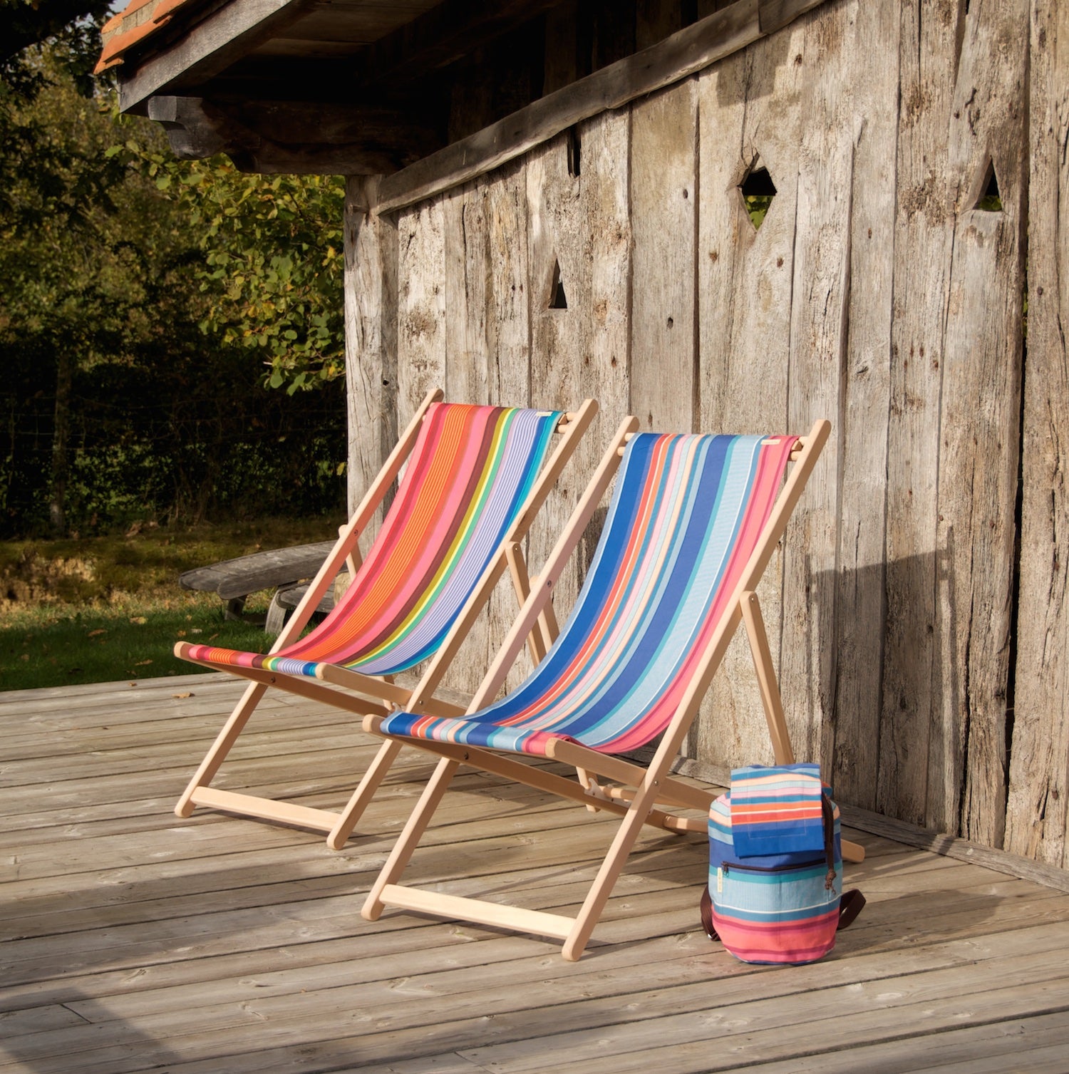 strandstoel op maat gestreept stof je keuze van – Kleurmeester.nl
