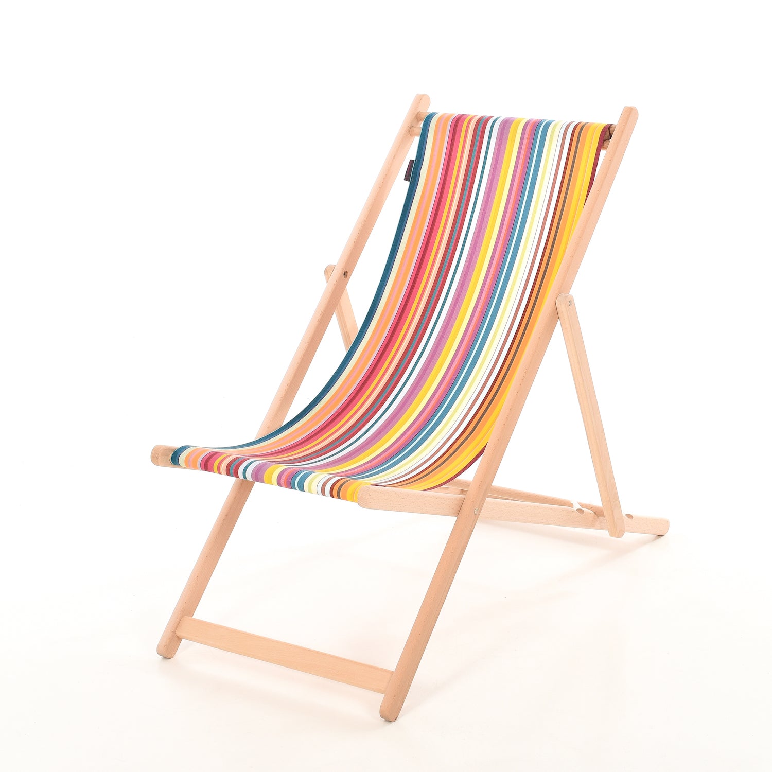 Vorm van het schip Marty Fielding verontschuldiging houten strandstoel met outdoor stof jour de fete - kleurmeester.nl –  Kleurmeester.nl