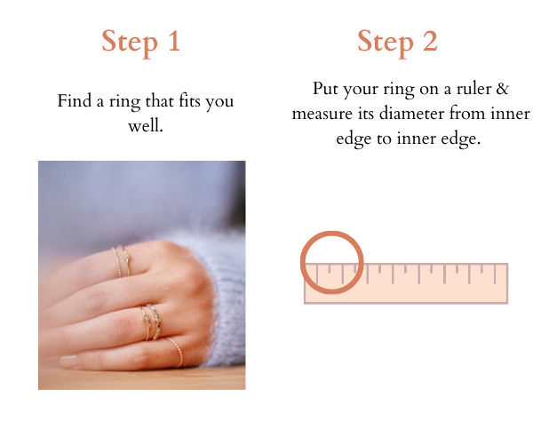 Ring Size Guide step 1