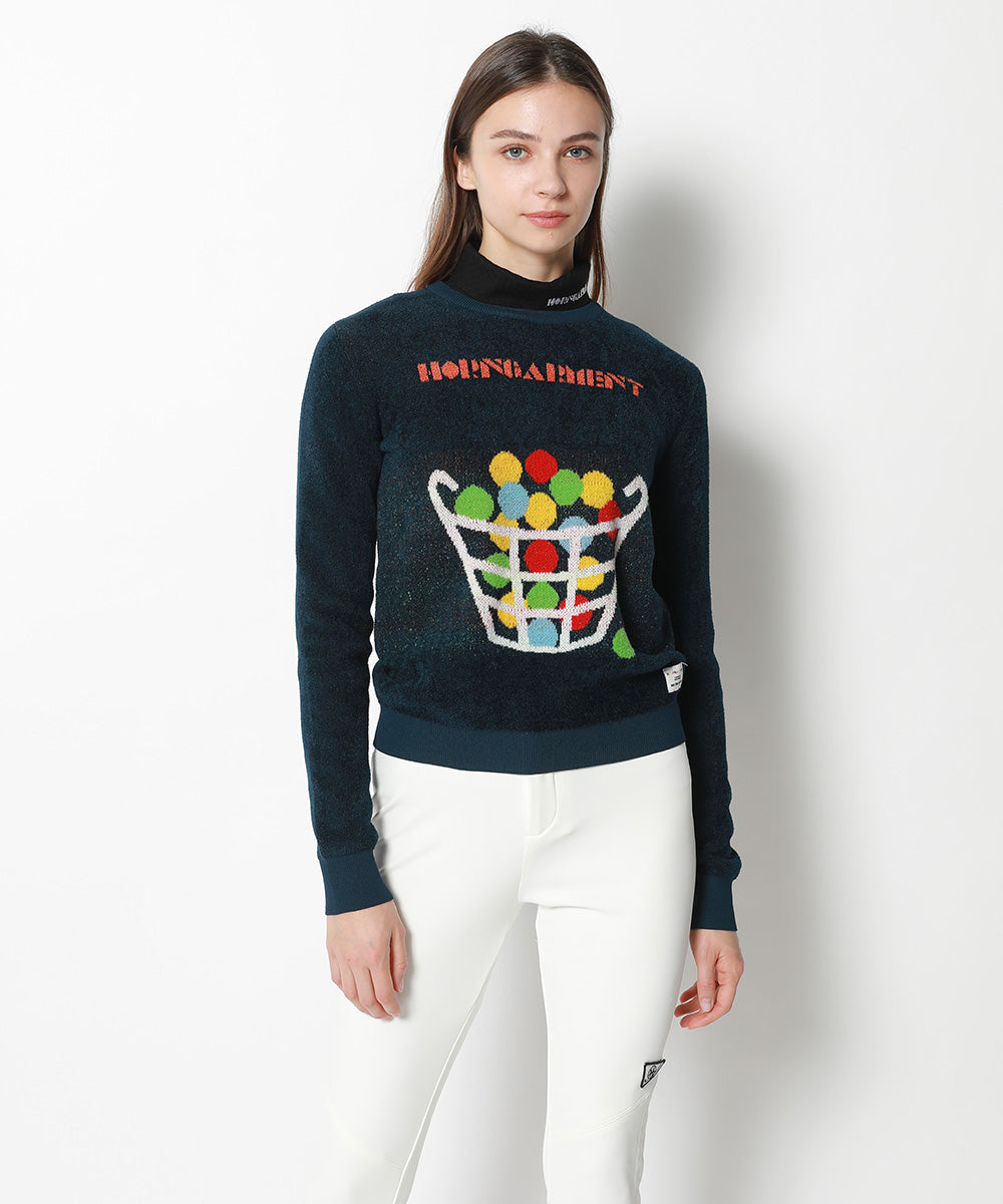 MARK&LONA Swingin´ Nubby Crew Sweater 買い上げで送料無料