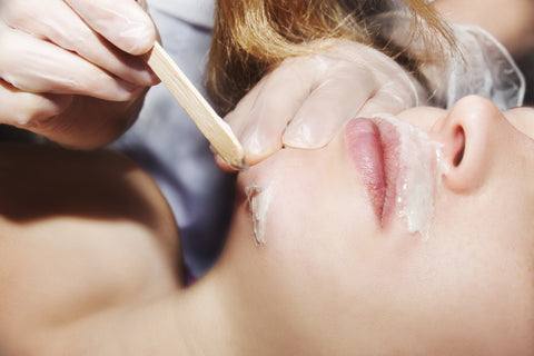 Hot Wax for Upper Lip Hair Removal 