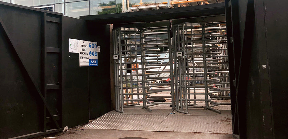 Tristar Turnstile on Building Site