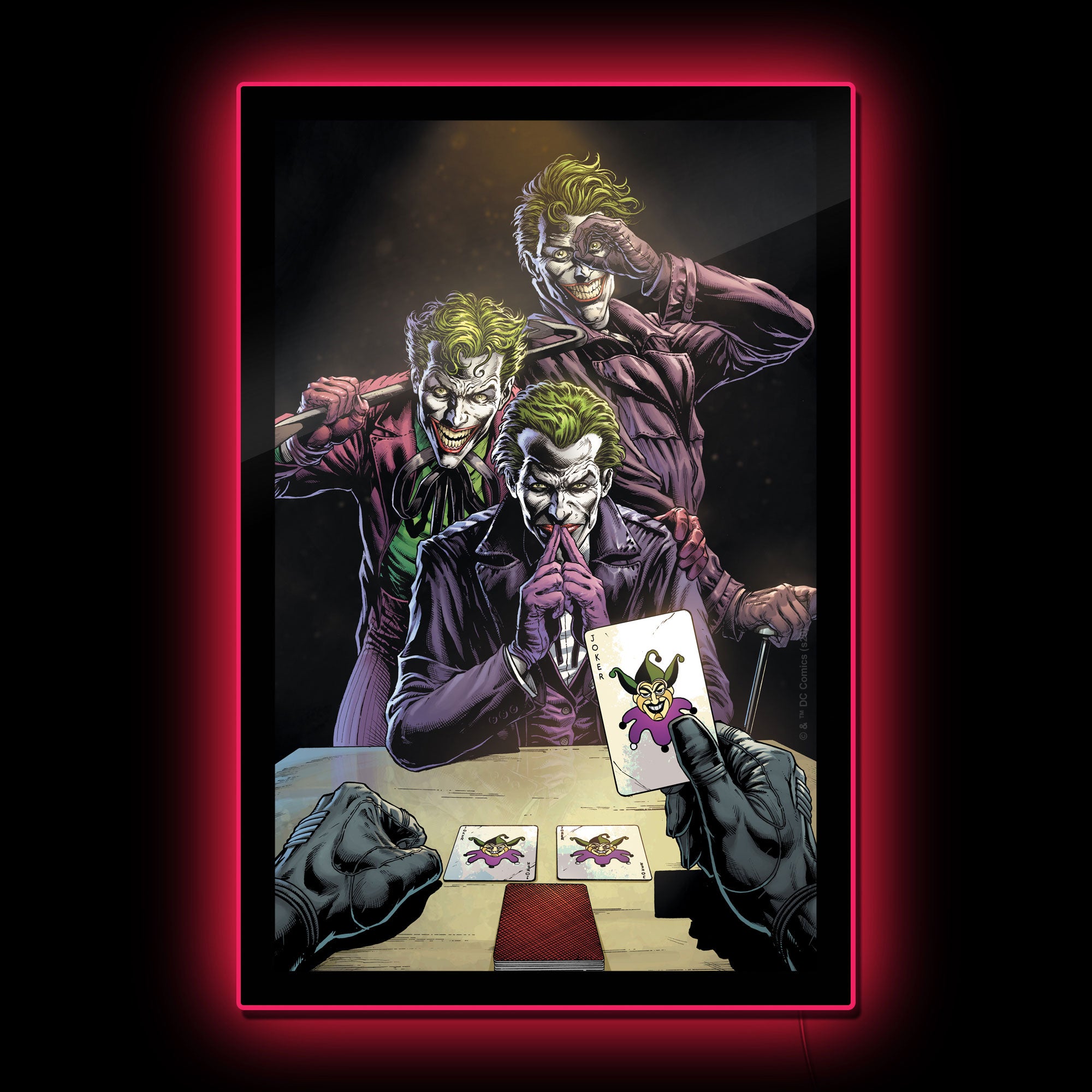 Three Jokers (Batman) Comic Cover - LED Poster Sign – dcilluminated
