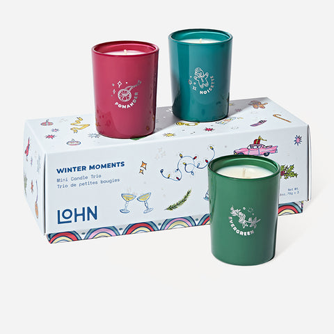 LOHN Winter Moments Mini Candle Trio