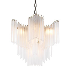 FROSTED GLASS CHANDELIER | EICHHOLTZ PULSAR | SPRING HAS SPRUNG | #1 Eichholtz Online Retailer