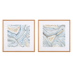 ABSTRACT PRINTS (SET OF 2) | EICHHOLTZ AGATE | SPRING HAS SPRUNG | #1 Eichholtz Online Retailer