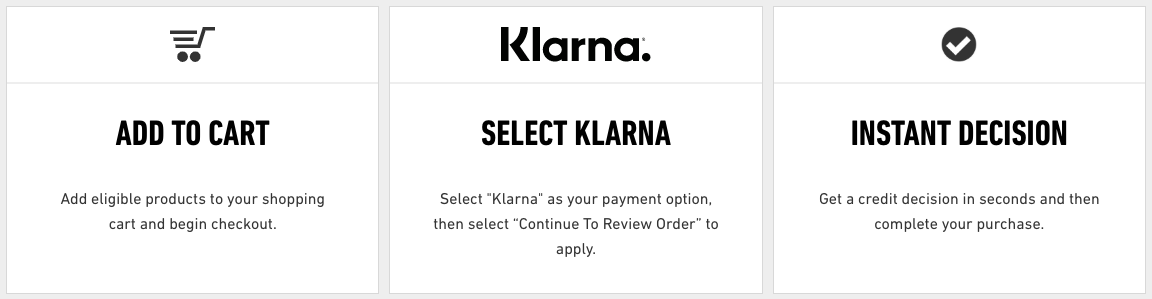 Buy Now Pay Later With Klarna Oroa