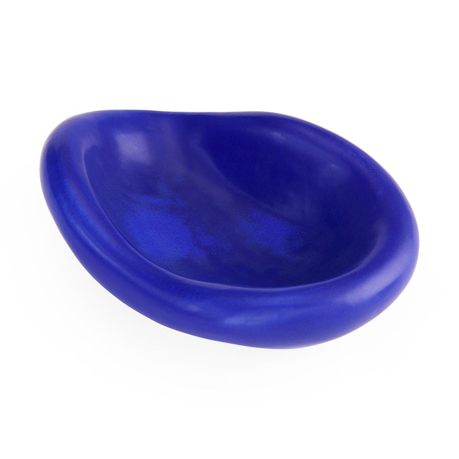 Jonathan Adler Cobalt Organic Blue Stoneware Bowl
