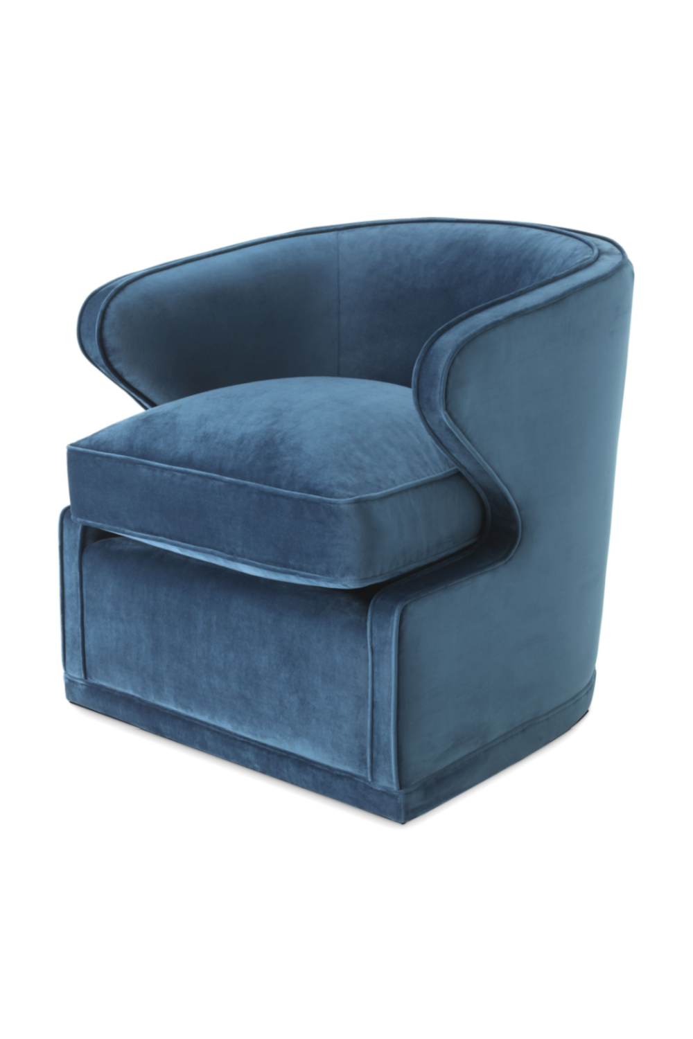 Blue Velvet Swivel Chair Eichholtz Dorset Eichholtz - OROA