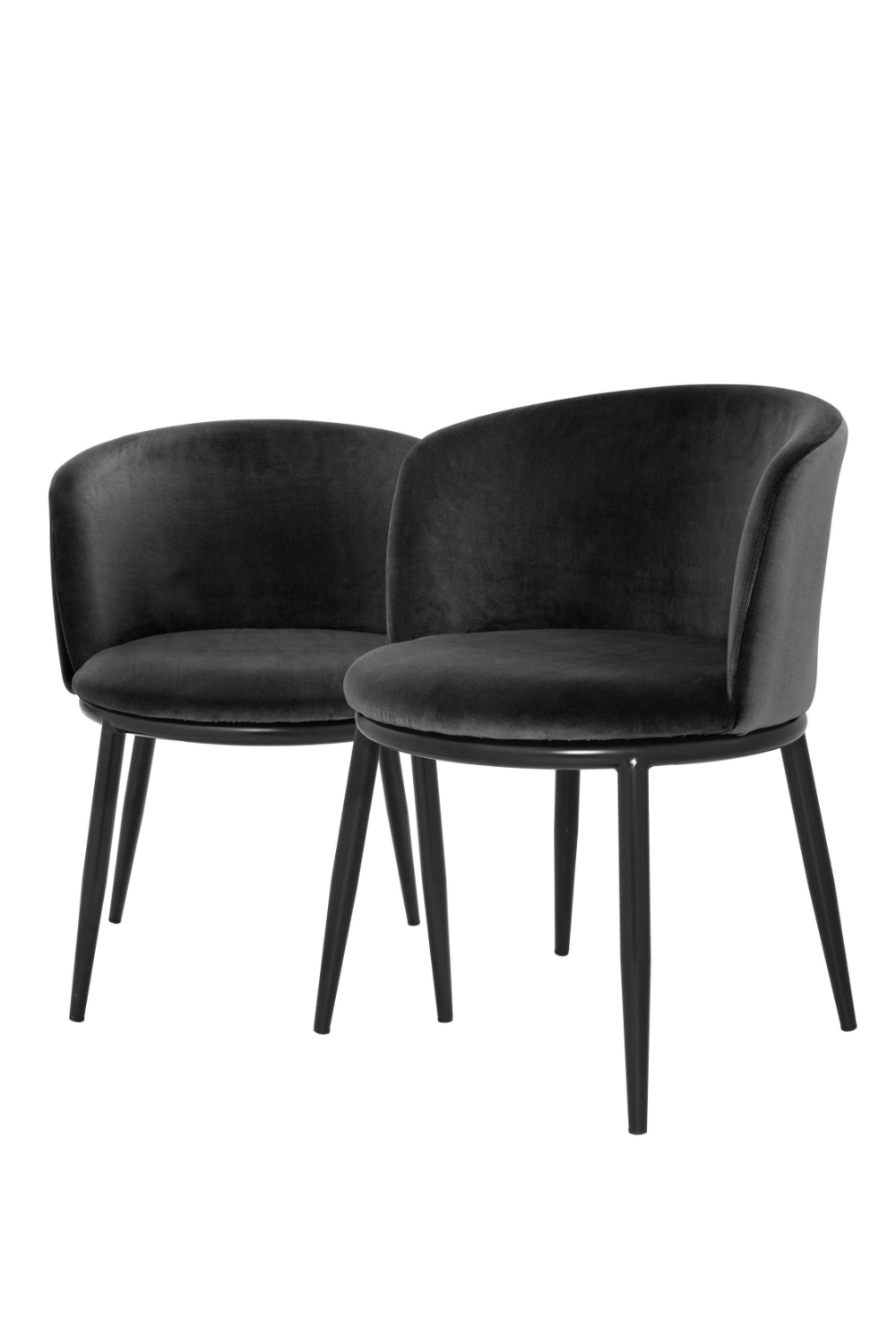 Black Dining Chair Set Of 2 Eichholtz Filmore Eichholtz - OROA