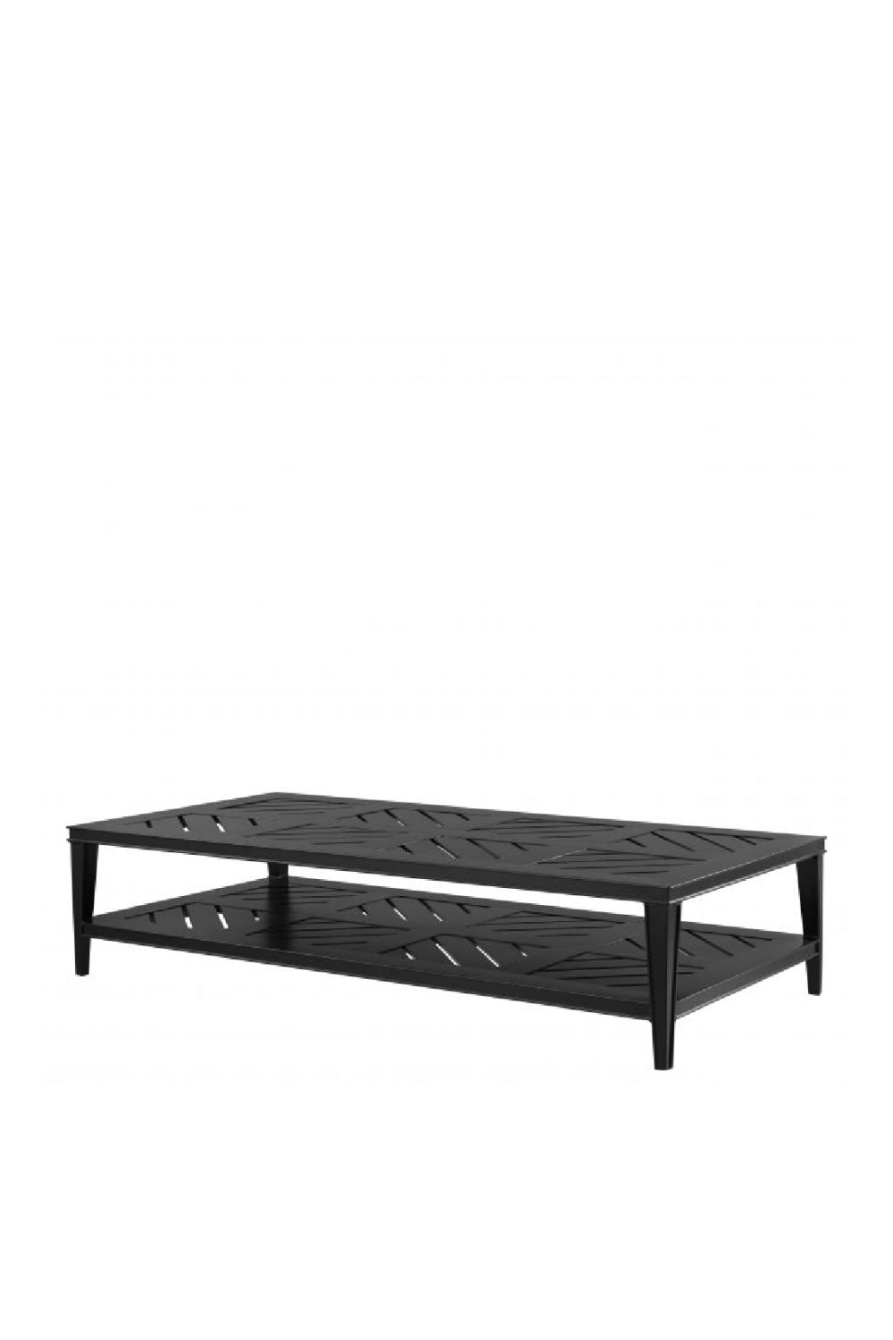 Black Rectangular Outdoor Coffee Table Eichholtz Bell Rive Eichholtz - OROA