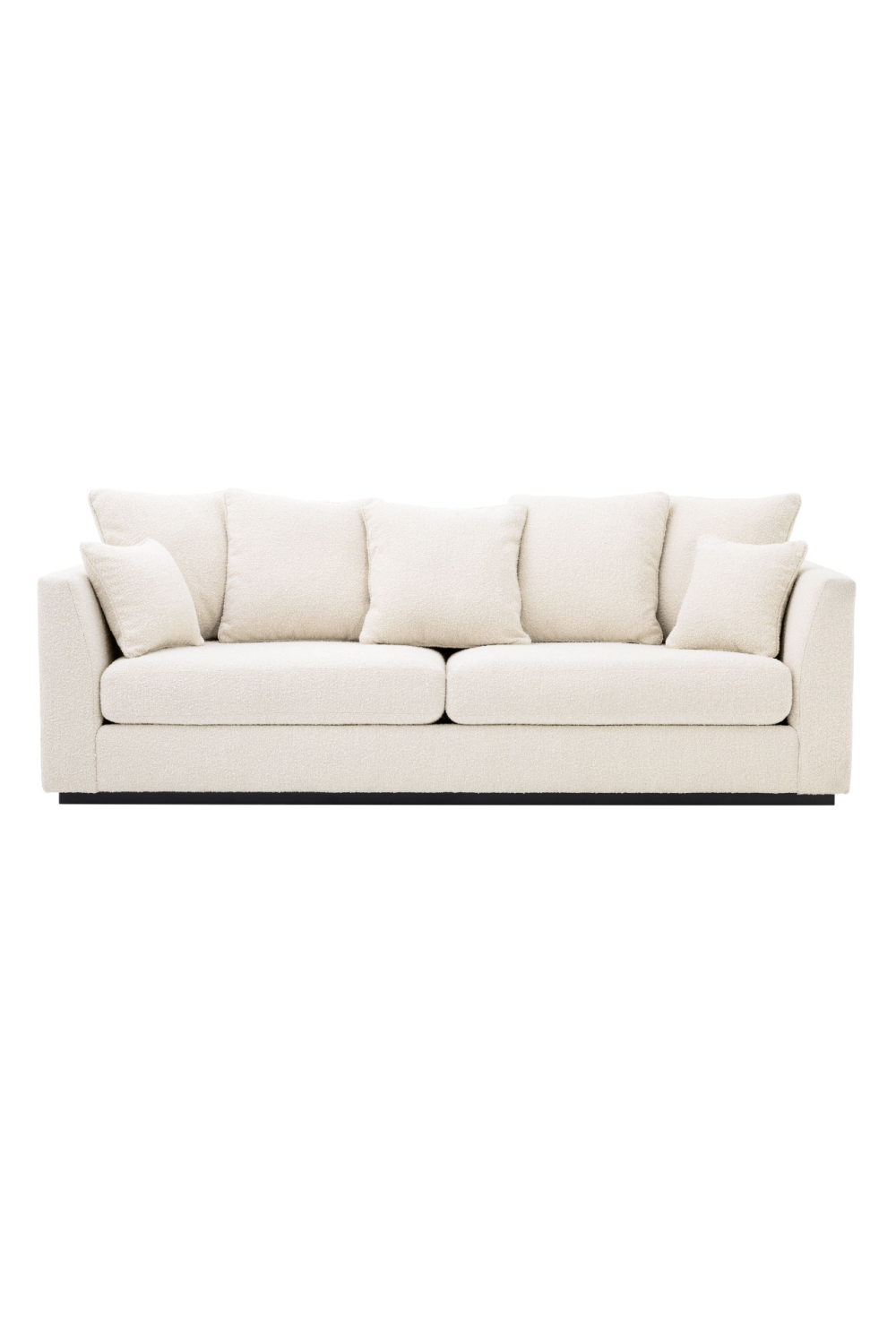 Image of Cream Boucl Sofa With Cushions | Eichholtz Taylor