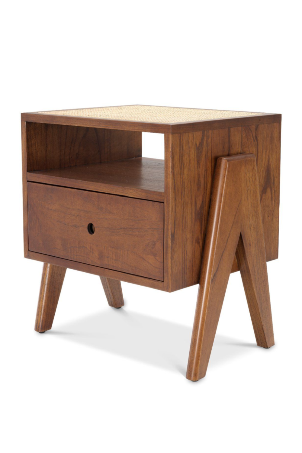 Image of Rattan V-Legged Bedside Table | Eichholtz Latour