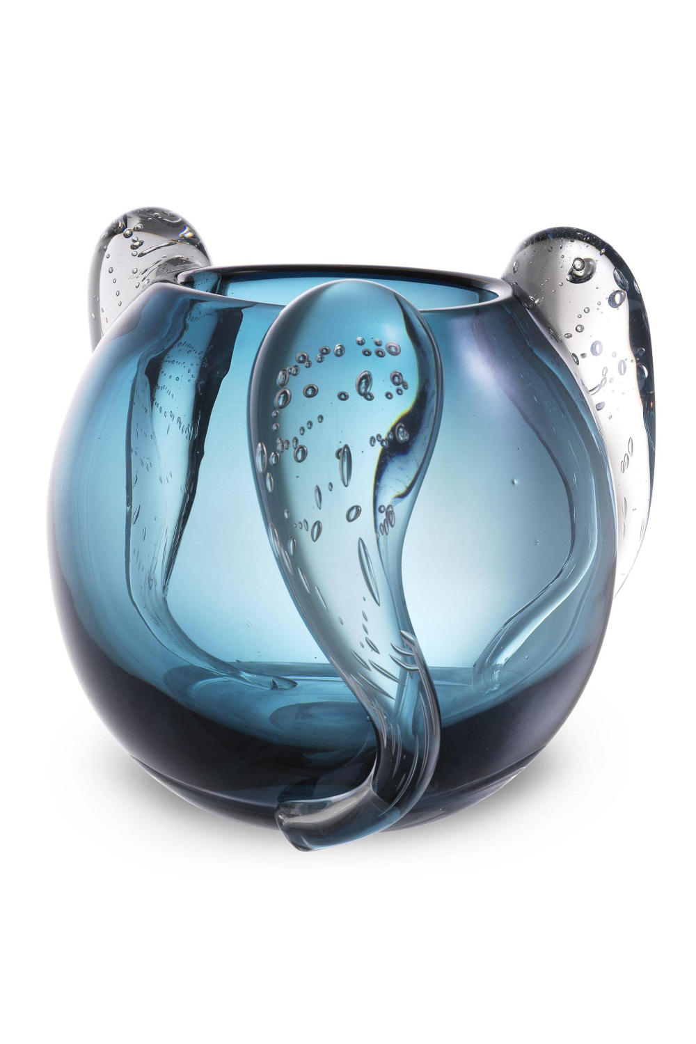 Image of Blue Handblown Glass Vase | Eichholtz Sianluca S