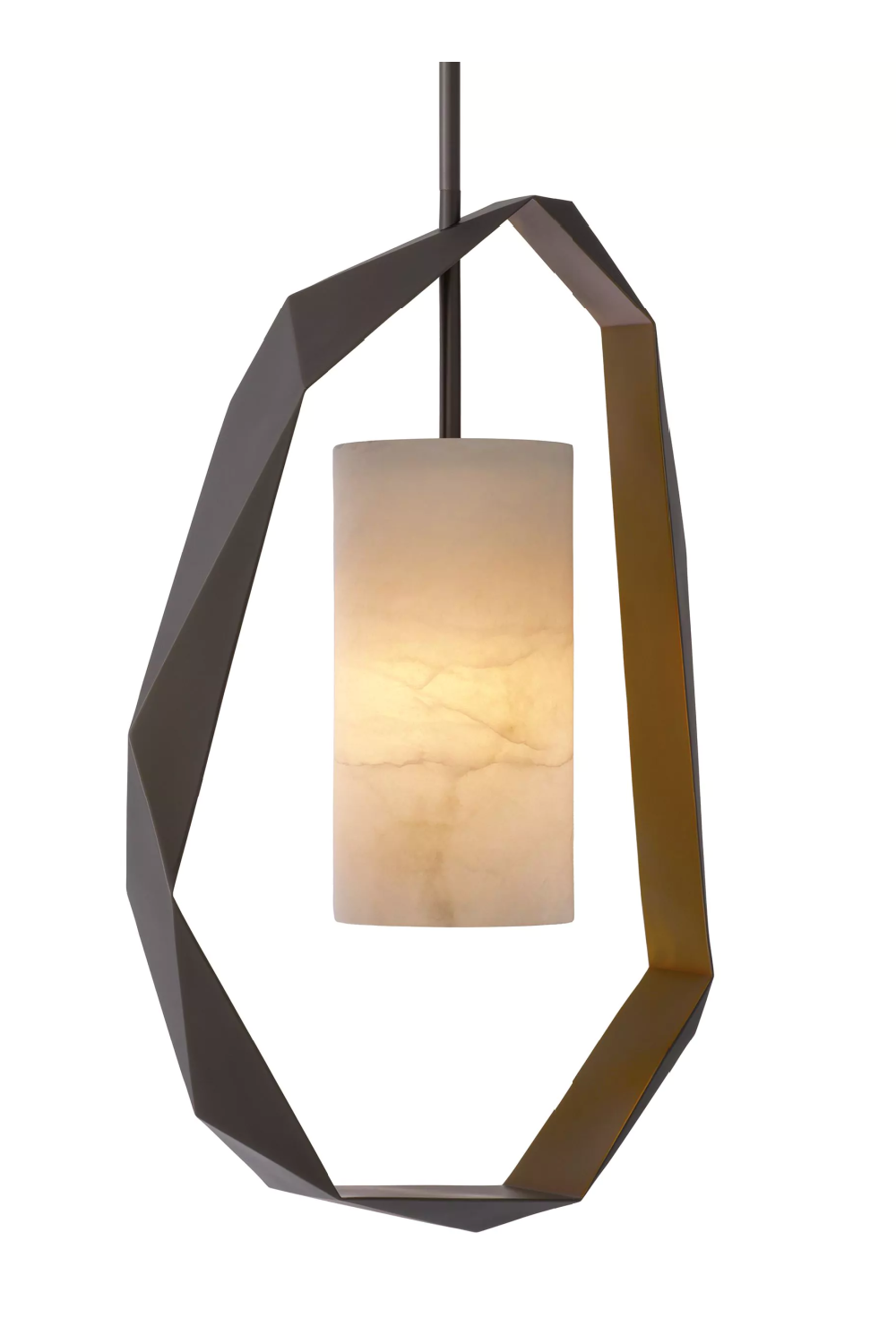 Image of Metal Framed Alabaster Chandelier | Eichholtz Santos