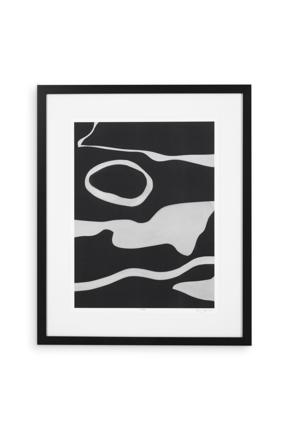 Abstract Monochrome Art Print Eichholtz Litho: Tides in Sepia II Eichholtz - OROA