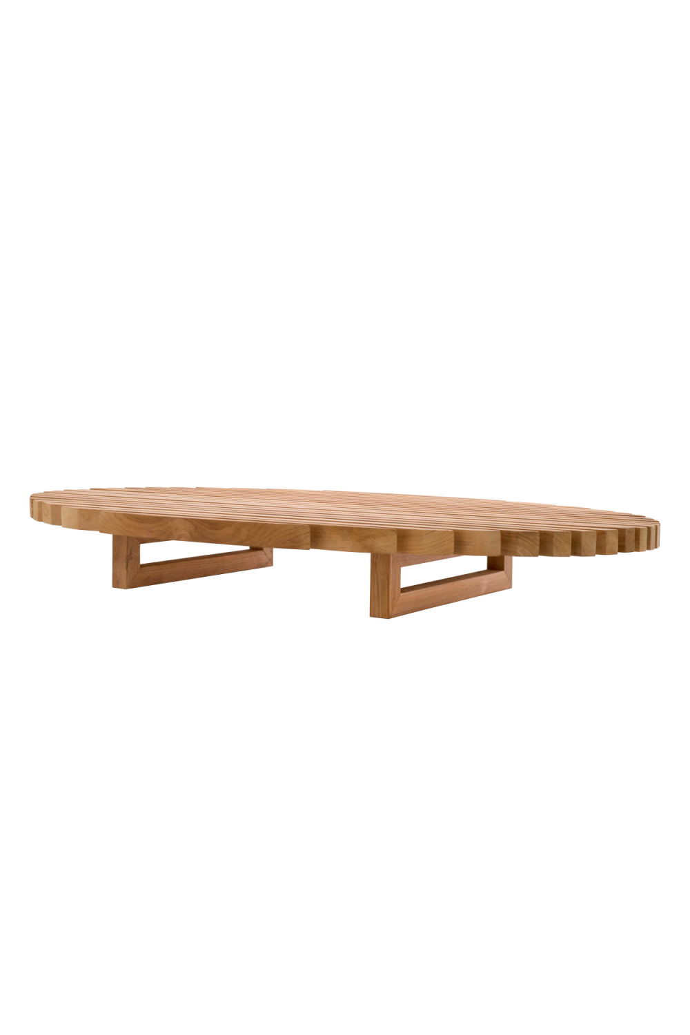 Image of Oval Teak Outdoor Coffee Table | Eichholtz Anjuna