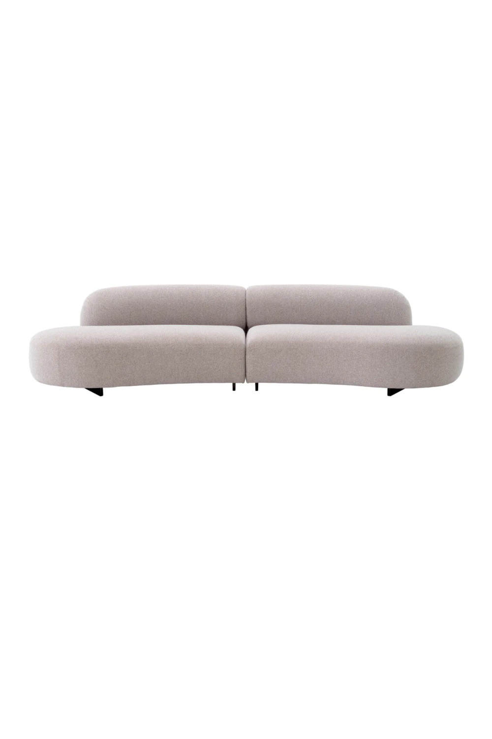 Image of Light Gray Curved Outdoor Sofa | Eichholtz Bjrn