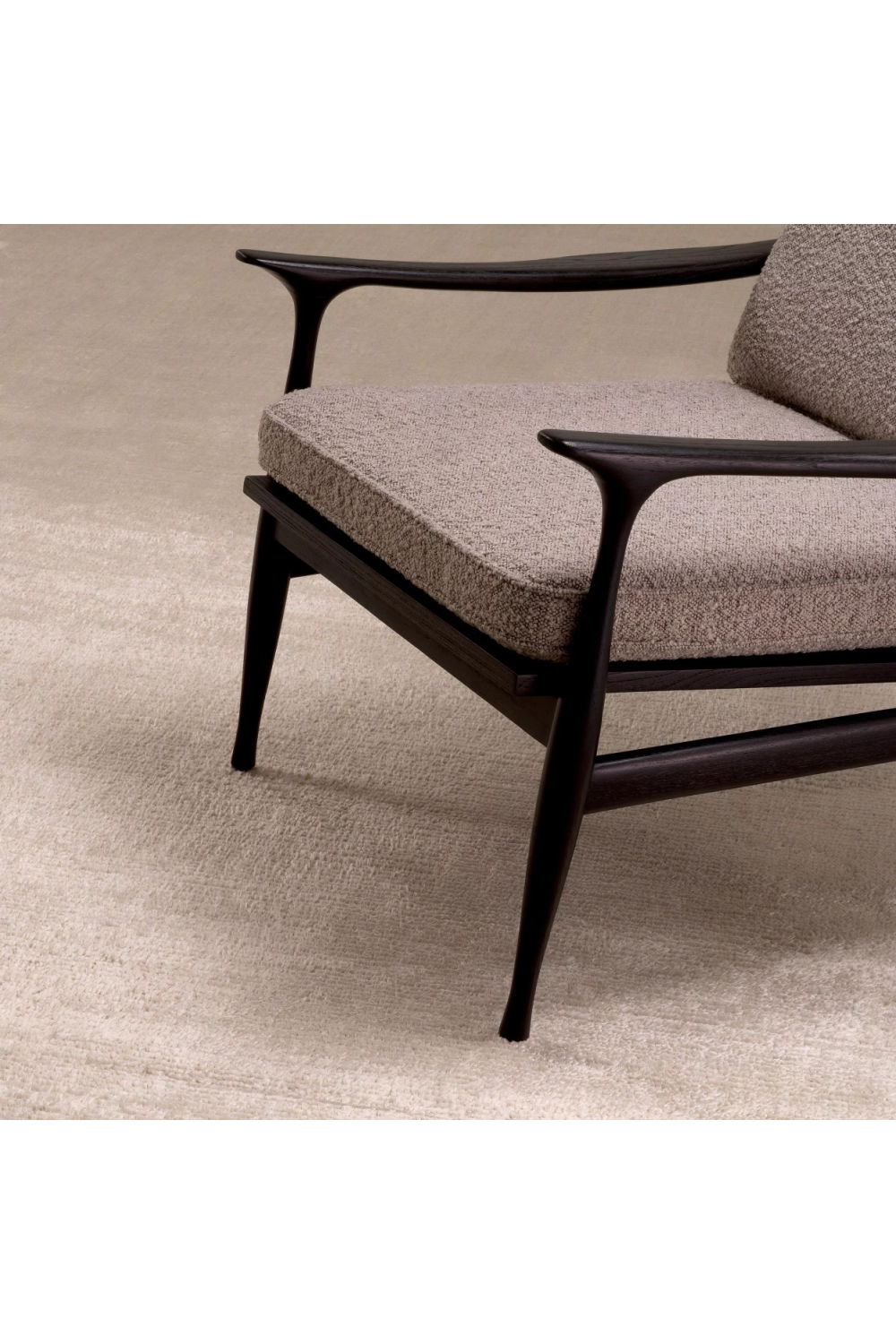Taupe Handwoven Silk Carpet Eichholtz Asuri 10&#039; x 13&#039; Eichholtz - OROA